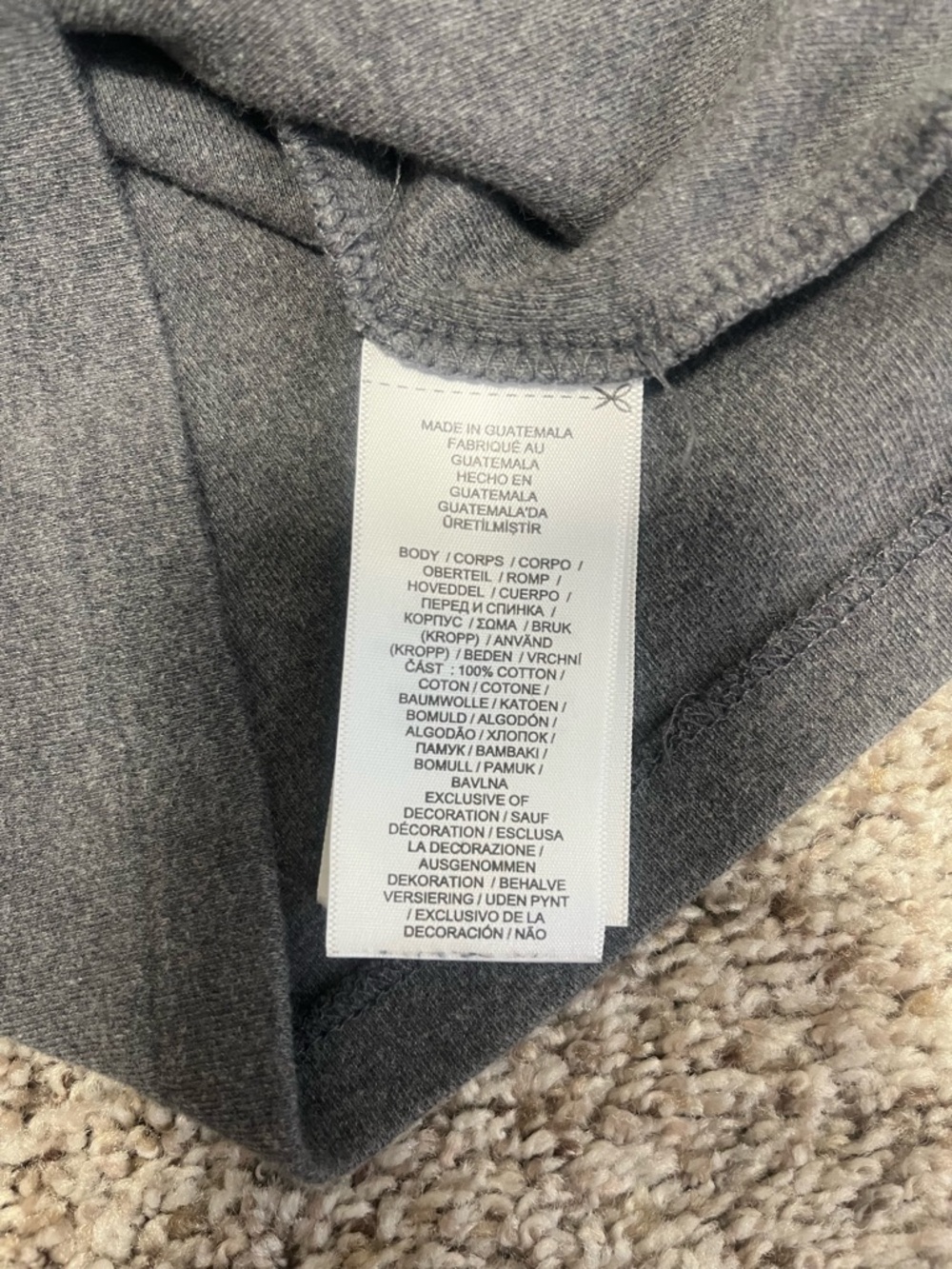 Ralph Lauren Boy’s Quarter-Zip Pullover Sweater - Heather Gray - Picture 7 of 11